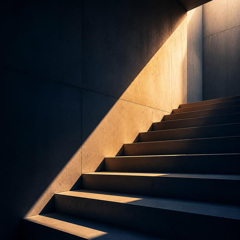 Abstract architectural composition representing corporate vision